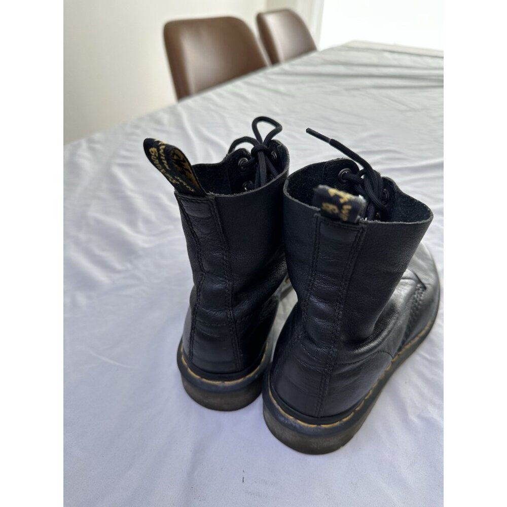 Dr. Martens 1460 Pascal Bex Black Leather Lace Up Boots Women’s Size EU 37 US 6 - Picture 5 of 7